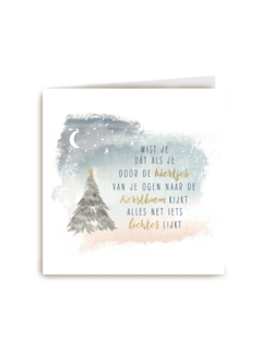 kerstkaart wist je dat herinnering