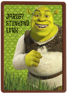 Shrek Jarig Stinkend Leuk