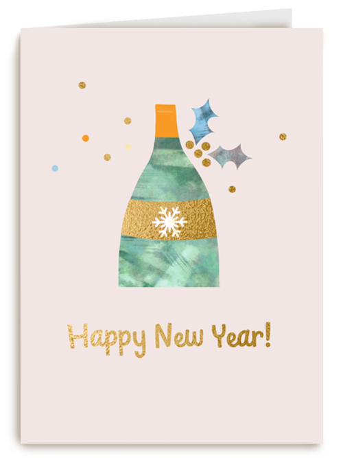 Happy New Year Fles