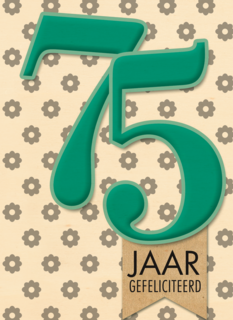 vijfenzeventig turqouise bloemen