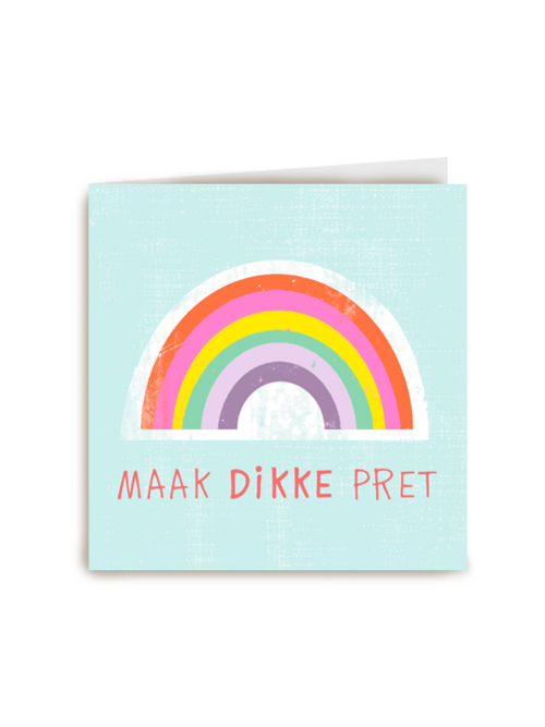 maak dikke pret regenboog
