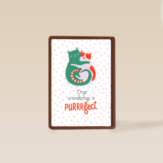 Onze vriendschap is purrrfect