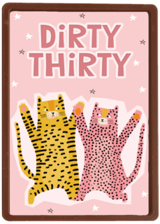 dirty thirty with two cats