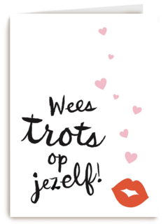 trots met zoen powervrouw