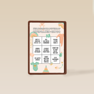 Zwangerschapsverlof uitspraken bingo