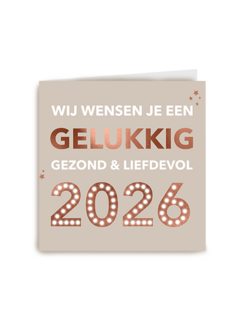 Nieuwjaar 2026 Gelukkig liefdevol