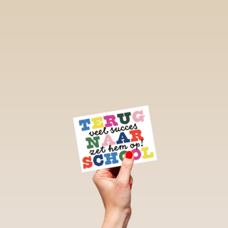 Back To School Zet hem op