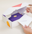 Cadeaubox met Bloemen Chocolade