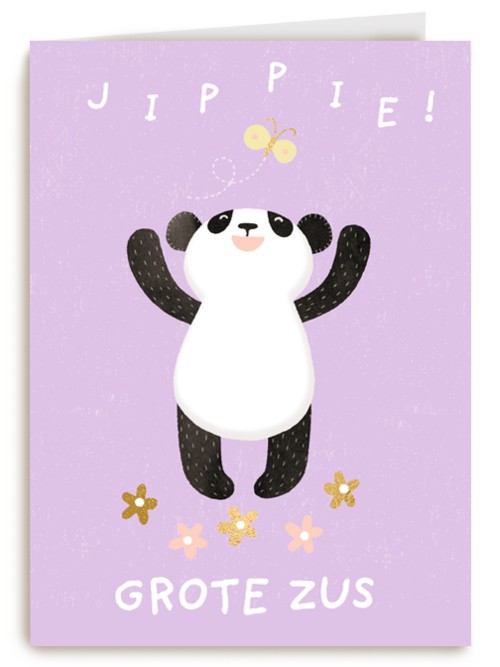 geboorte zusje jippie grote zus