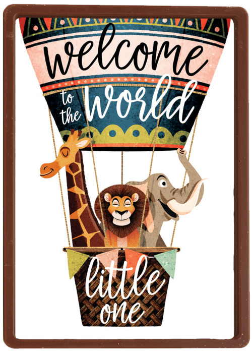 geboorte kaart welcome to the world