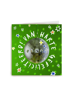 Van Harte Discobal Groen