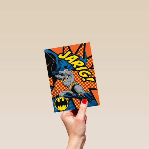 Batman verjaardagskaart jarig