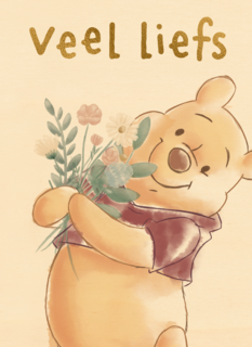 moederdag kaart winnie the pooh veel liefs
