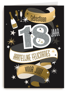 18 jaar jarig leeftijd achttien