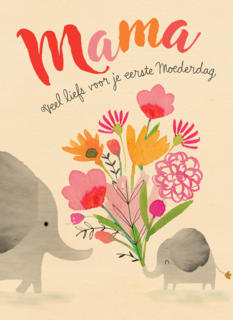 Moederdag veel liefs eerste