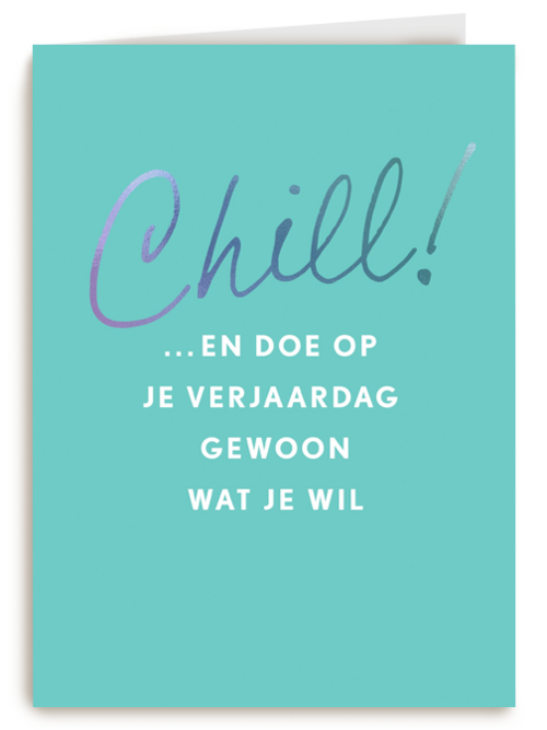 Verjaardagskaart grappig doe wat je wil
