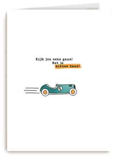Nieuwe baan kijk jou eens gaan