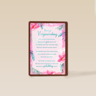 Verjaardagskaart vrouw klassiek 3 verjaardagswensen More than words