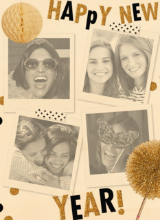 fotokaart polaroid fotoos happy new year