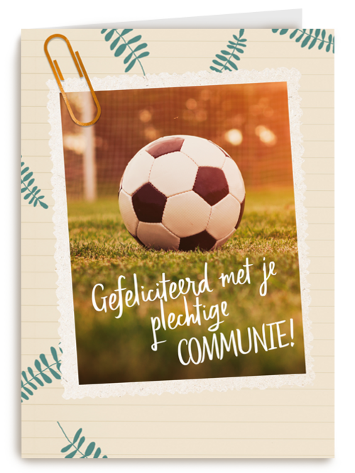 Gefeliciteerd met je plechtige communie