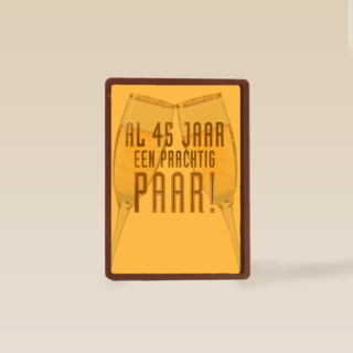 Al 45 jaar een prachtig paar