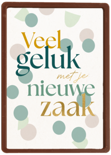 Veel geluk nieuwe zaak