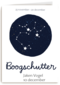 sterrenbeeld kaart boogschutter editable