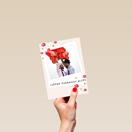 valentijnskaart foto liefde overwint alles