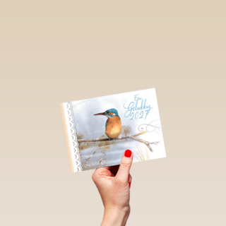 Nieuwjaar 2027 Vogel winter