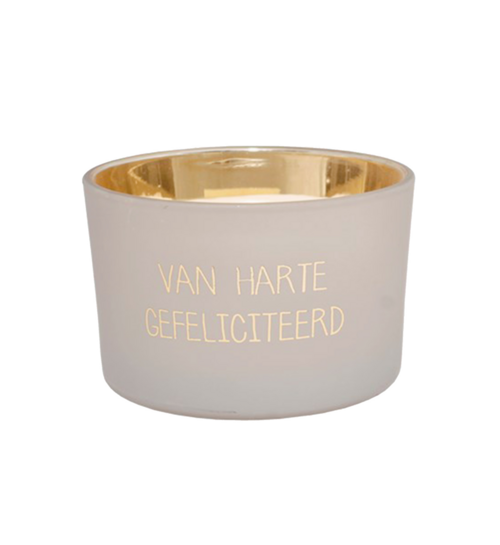My Flame Geurkaars Van Harte Gefeliciteerd