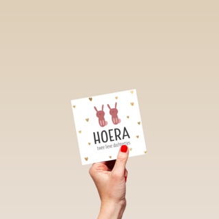 geboorte meerling meisjes hoera lieve dochtertjes
