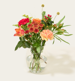 Brievenbusbloemen Oranje Herfst