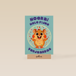 Verjaardag Hoera Hamster