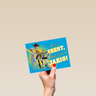 Toy Story kaart het is feest