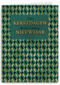 Stijlvolle kerstkaart groen met goud