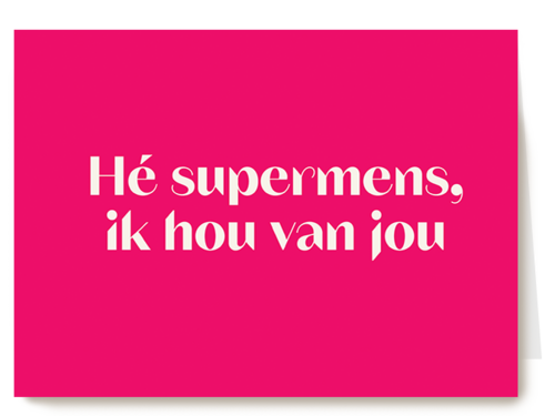 Supermens hou van jou