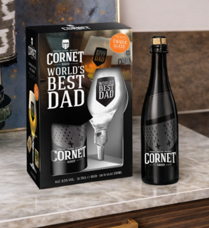 Cornet Oaked Best Dad Bier Box 75cl Inclusief Bierglas