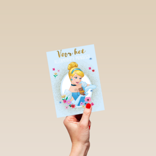 Verjaardagskaart Disney Assepoester