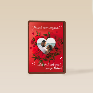 Hou heel veel van jou fotokaart