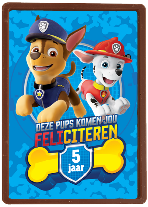 Paw Patrol kaart deze pups komen jou feliciteren