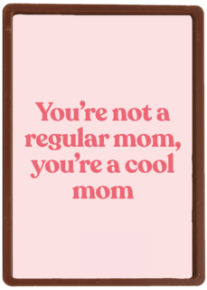 moederdag kaart hip cool mom