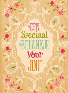 bloemetjes speciaal bedankje voor jou