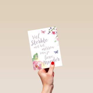 veel sterkte met het missen van je lieve moeder