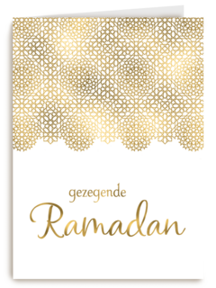 eid mubarak kaart gezegende ramadan