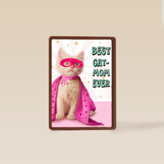 moederdagkaart humor best kat mom ever