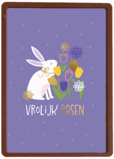 Pasen Konijn eieren paars