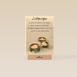 een lichtpuntje voor jou