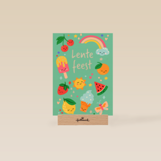 Lentefeest fruit regenboog