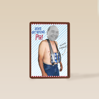 vaderdag kaart grappig goed getraind pa