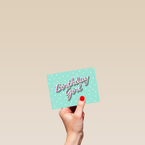 verjaardag kaart hip birthday girl